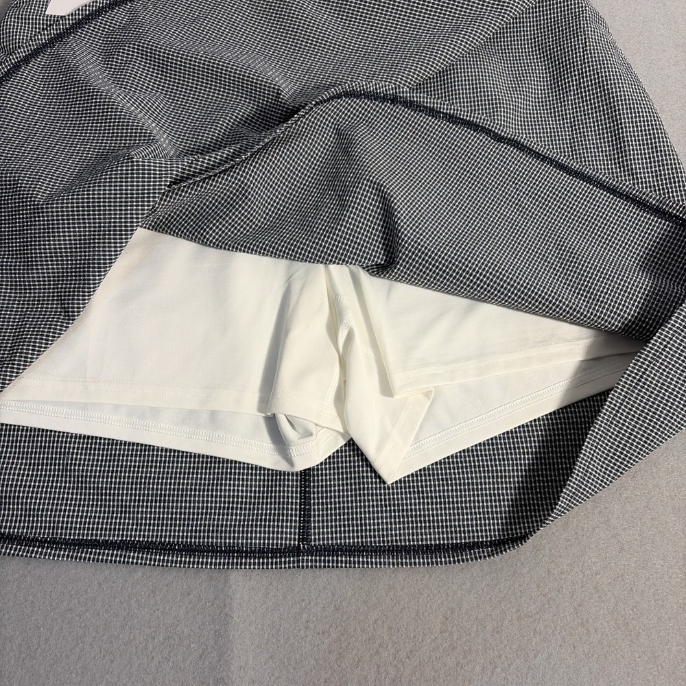 Lady Hagen Skort Women 18 NWT White Navy Blue Seer Sucker Breathable Golf - Picture 4 of 9